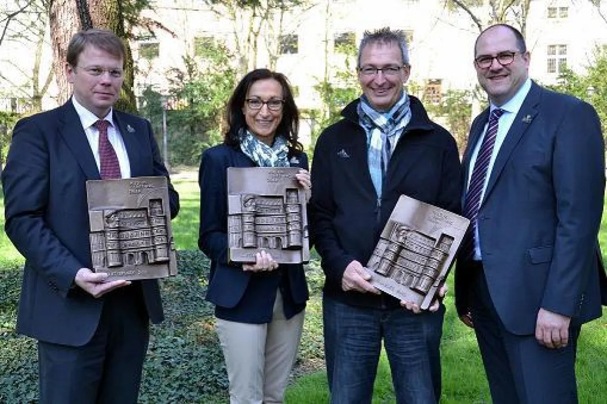 (v.l.) Markus Leineweber, Hiltrud Zock, Kurt Müller, Thomas Egger