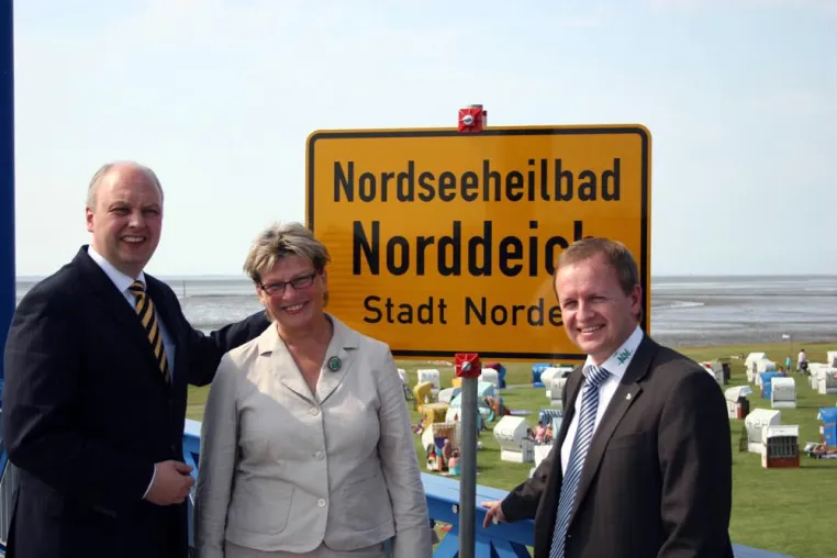 Norden-Norddeich – jetzt "Nordseeheilbad" Bild: Norden-Norddeich – jetzt "Nordseeheilbad"