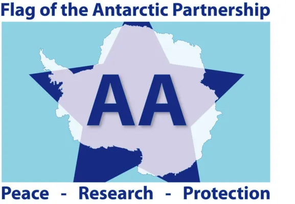 Bild: Eine Flagge für die Antarktis