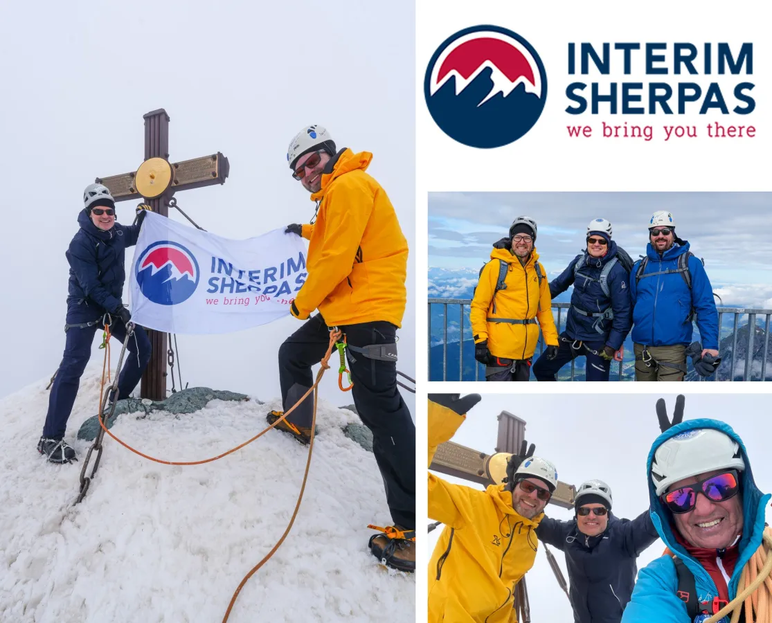 Interim Provider INTERIM-SHERPAS besteigt den Gipfel des Großglockners (© INTERIM-SHERPAS GmbH)