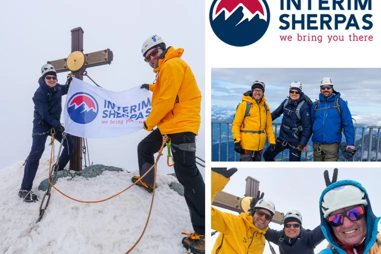 Bild: Interim Management Provider besteigt den Großglockner. Jubiläumstour 2024 