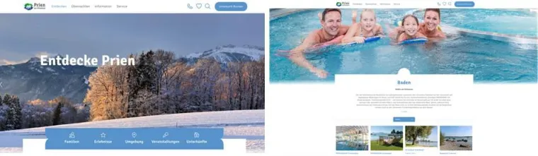 Bild: Prien startet mit neuer Webseite ins Jahr 2018