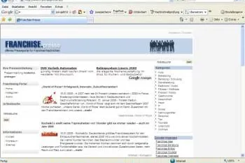 Franchisepresse.de erfolgreich gelauncht Bild: Franchisepresse.de erfolgreich gelauncht