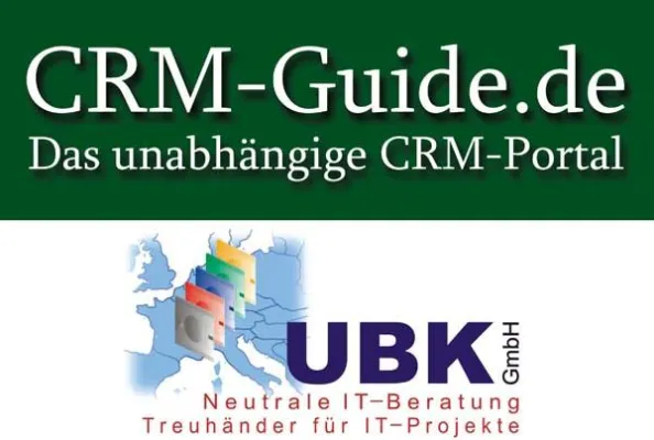 Partnerschaft zwischen CRM-Software-Portal CRM-Guide.de und dem CRM-Auswahl Berater UBK GmbH. Bild: Partnerschaft zwischen CRM-Software-Portal CRM-Guide.de und dem CRM-Auswahl Berater UBK GmbH.