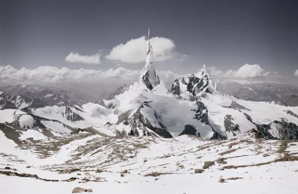Bild: »high altitude« von Michael Najjar auf der Pulse Miami 2009