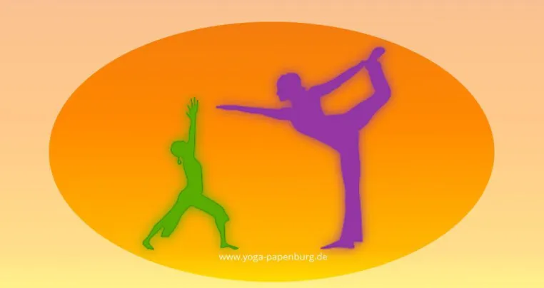 Wenn die Eltern mit dem Kinde Yoga machen Bild: Wenn die Eltern mit dem Kinde Yoga machen