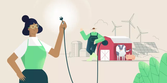 Bild: Wind, Biomasse und Solar: Erfolgreiche Projekte der nachhaltigen Energie