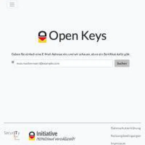 Bild: Vereinfachte Schlüsselabfrage mit NoSpamProxy 12.2 und Open Keys bei der E-Mail-Verschlüsselung