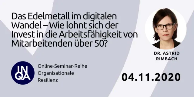 Digitaler Wandel – Invest in die Arbeitsfähigkeit von Mitarbeiterinnen und Mitarbeitenden über 50? Bild: Digitaler Wandel – Invest in die Arbeitsfähigkeit von Mitarbeiterinnen und Mitarbeitenden über 50?