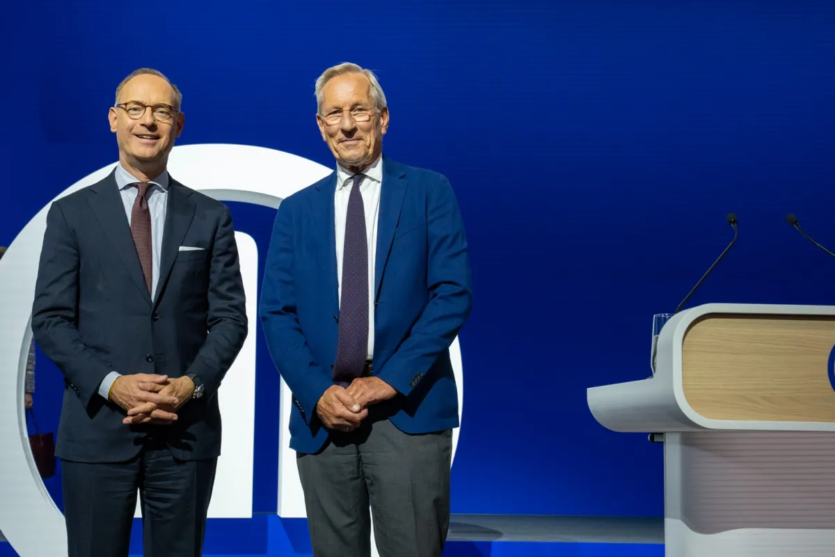 Vorsitzender des Vorstands - Oliver Bäte, Vorsitzender des Aufsichtsrats -Michael Dickmann (© © Allianz)
