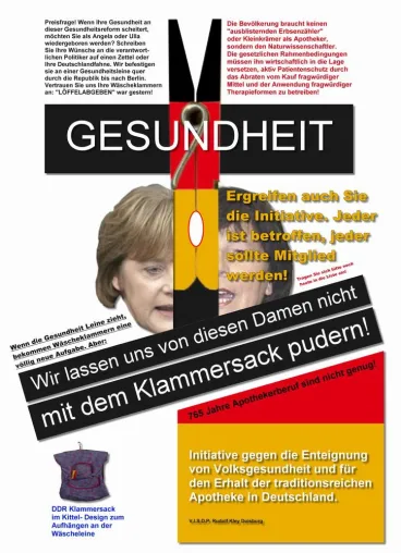 Bild: Initiative gegen die "Enteignung von Volksgesundheit" gegründet