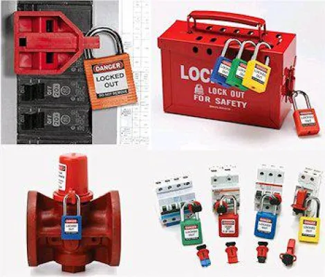 Bild: Sicherheitsschlösser mit isoliertem Zylinder und Schließzwang