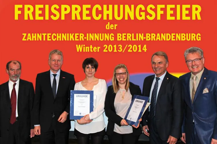 Bild: Freisprechungsfeier der Zahntechniker-Innung Berlin-Brandenburg 2014
