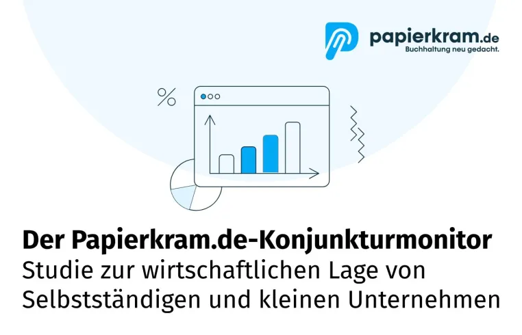 Papierkram-Konjunkturmonitor: Selbstständige sehen wirtschaftliche Lage positiv, Bürokratie bleibt ein Problem Bild: Papierkram-Konjunkturmonitor: Selbstständige sehen wirtschaftliche Lage positiv, Bürokratie bleibt ein Problem