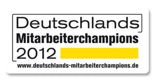 Bild: Neue Benchmarkstudie „Deutschlands Mitarbeiterchampions® 2012“