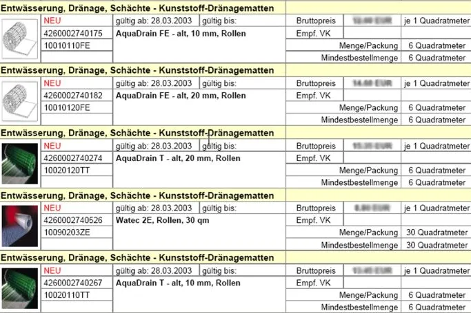 Bild: Erweiterung der Branchenlösung für Artikelstammdaten