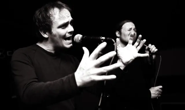 WortHamburg.de präsentiert Wehwalt Koslovsky und Frank Klötgen am 06.11.2010 im CSA in Hamburg Bild: WortHamburg.de präsentiert Wehwalt Koslovsky und Frank Klötgen am 06.11.2010 im CSA in Hamburg