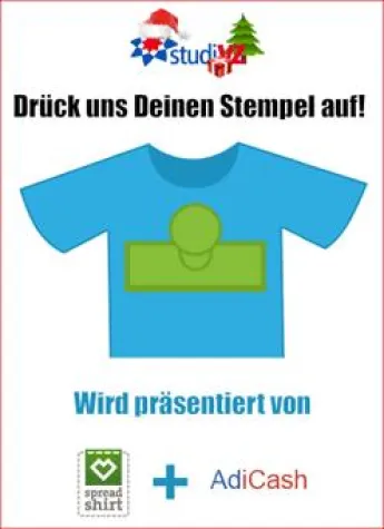 Bild: studiVZ, Spreadshirt und AdiCash starten Gruppen-Shirt-Contest