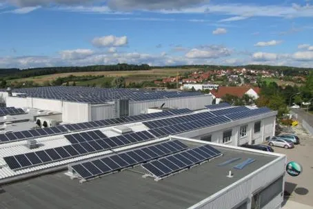 Bühler Motor investiert am Standort Monheim in die Nutzung der Sonnenenergie Bild: Bühler Motor investiert am Standort Monheim in die Nutzung der Sonnenenergie