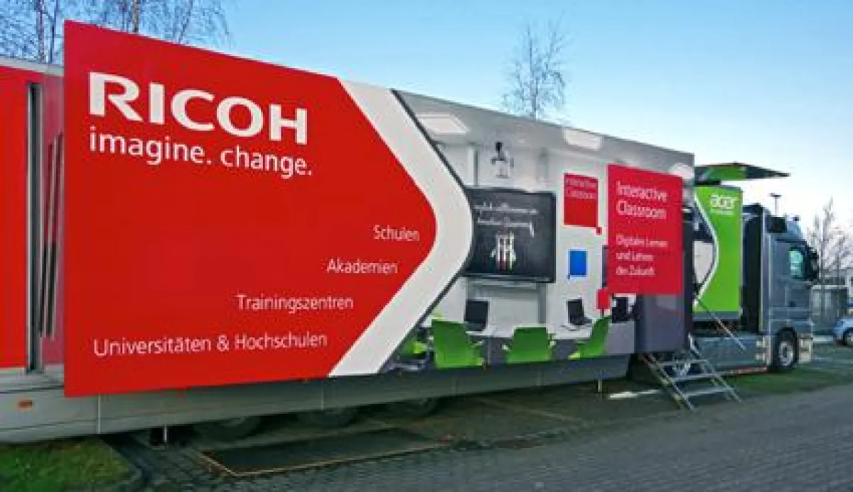 Auf der didacta 2015 in Hannover wird der Interactive Classroom erstmals mobil präsentiert.