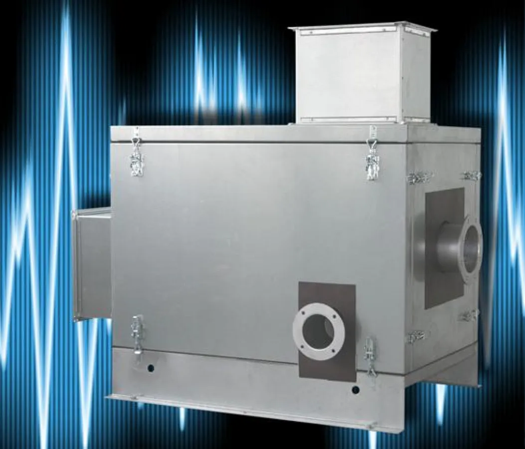 Elektror-Schalldämmhaube in geschlossenem Zustand