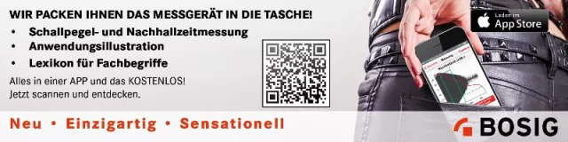 Bild: Einzigartige Akustik-App von BOSIG jetzt im App Store