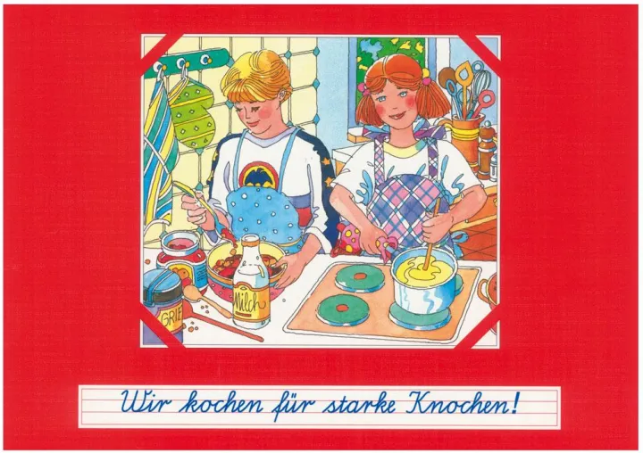 Bild: Mitmach-Bilderbuch "Wir kochen für starke Knochen"
