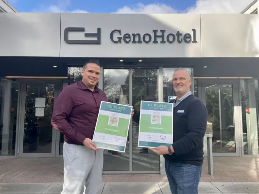 Bild: GenoHotel Forsbach als eines der besten Tagungshotels 2022/2023 in Deutschland ausgezeichnet