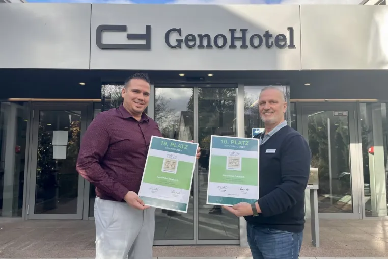 Bild: GenoHotel Forsbach als eines der besten Tagungshotels 2022/2023 in Deutschland ausgezeichnet