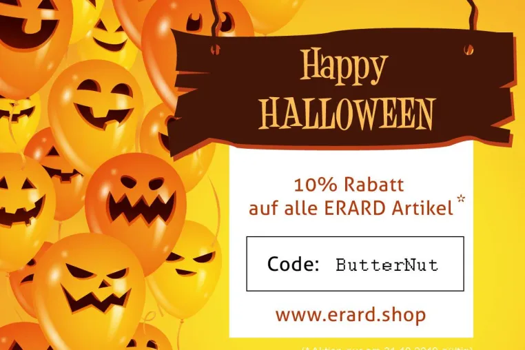 Bild: Preis lass nach! 10% Halloween Rabatt auf ERARD Artikel