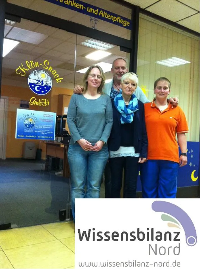 Das KLÖN SNACK-Wissensbilanz-Team 2014