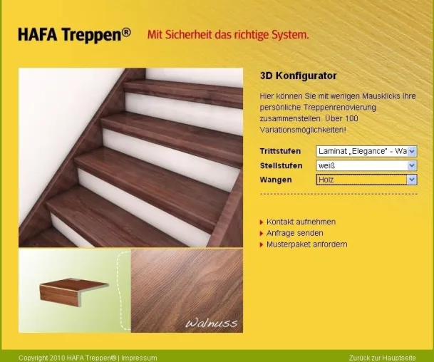 Bild: Neuer 3D Konfigurator