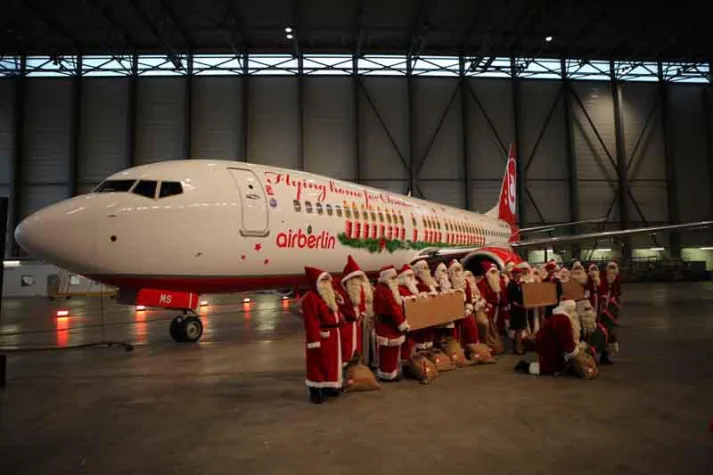 Bild: Air Berlin ist „Flying home for Christmas“ mit Aventem
