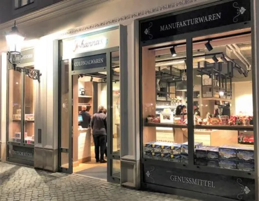 Bild: BERetail eröffnet „Johannas Colonialwaren“ am Dresdner Neumarkt.