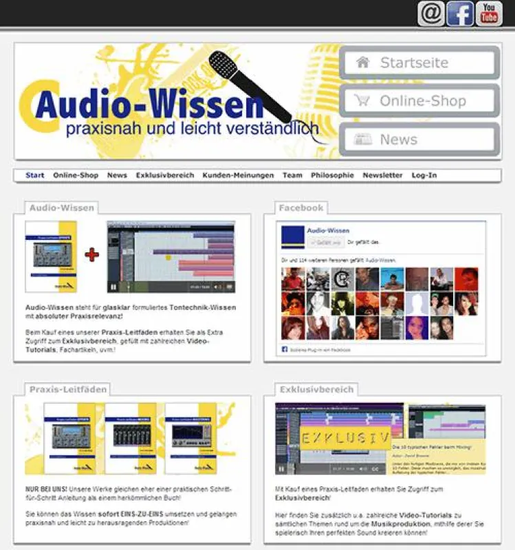 Das neue Design von www.Audio-Wissen.com