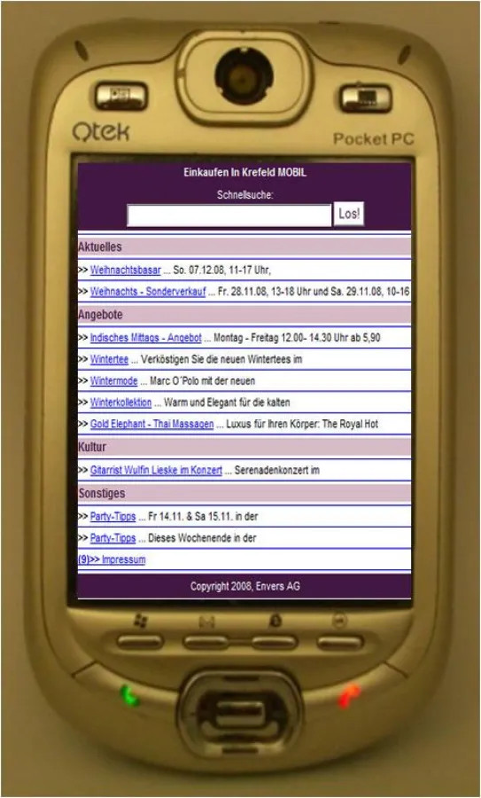 auch mobil immer bestens informiert