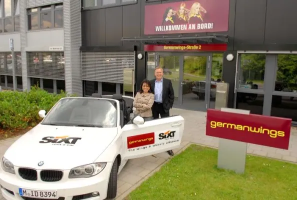 Sixt und Germanwings: Umfassender Service zu Lande und in der Luft Bild: Sixt und Germanwings: Umfassender Service zu Lande und in der Luft