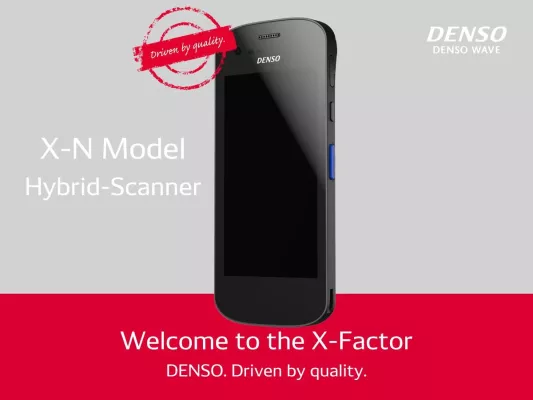 Bild: Handlich, leicht und leistungsstark: Das X-N Modell von DENSO WAVE für gesundes, effizientes Arbeiten.