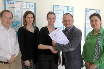 Bild: Presse-Stipendium für MSc „Renewable Energy in Central & Eastern Europe“ vergeben