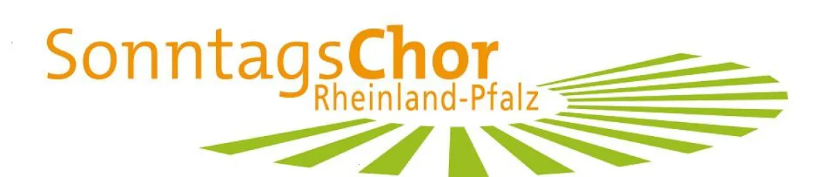 Seit Januar 2013 mit geändertem Namen und modifiziertem Logo: der ?SonntagsChor Rheinland-Pfalz?