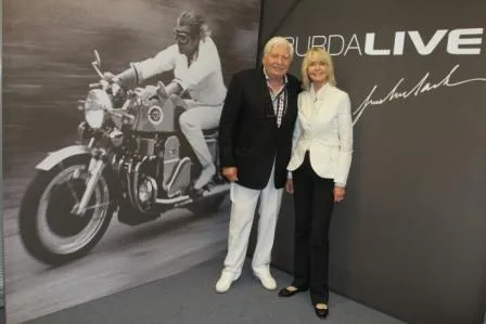 Bild: Gunter Sachs zu Gast bei ‚BURDA LIVE’ in den Medien Park Verlagen