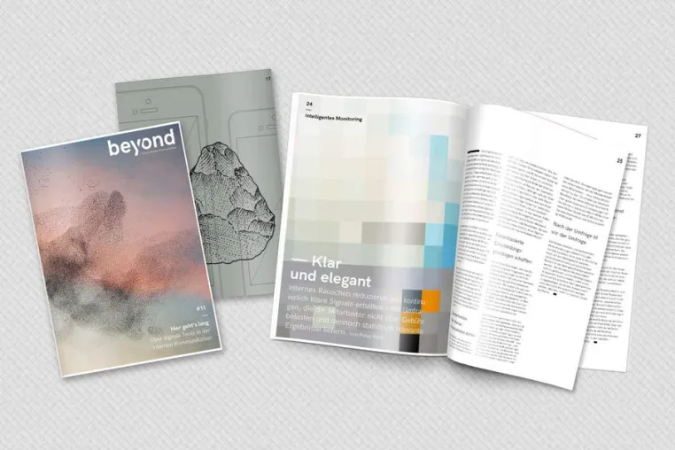 Bild: Neue Ausgabe des Fachmagazins BEYOND befasst sich mit digitalen Tools für die interne Kommunikation