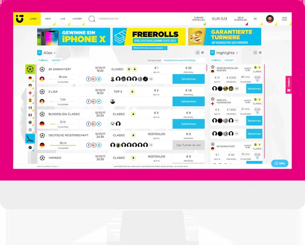 FuntasySport startet in Deutschland