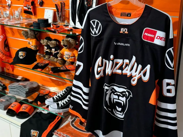 Bild: Grizzlys-Profis zu Gast im Wolfsburg Store
