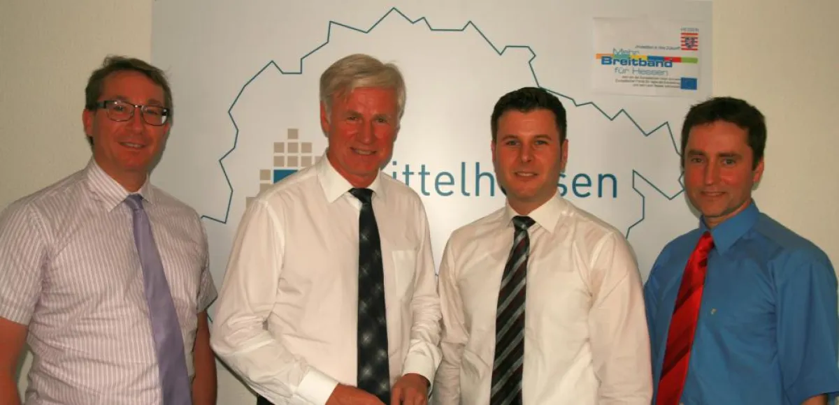 Wolfram Koch, Klaus Bernhard, Dennis Pucher, Dr. Heinz Spremberg (v.l.n.r.)