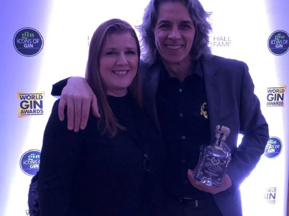 Isabelle Cosijn und Wout Dhont bei den WORLD GIN AWARDS 2020