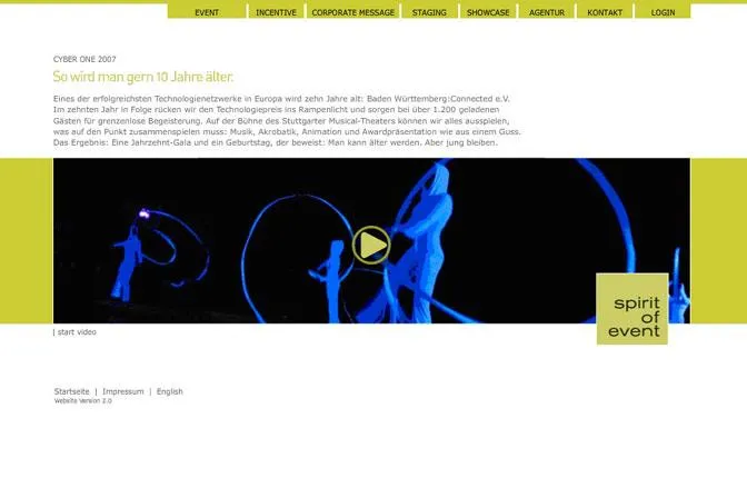 Bild: spirit of event präsentiert sich mit optimierter Website
