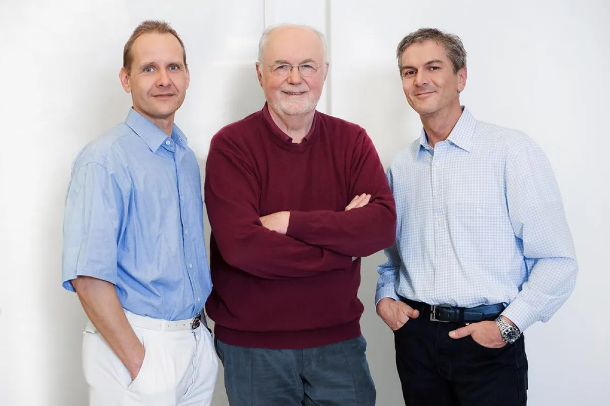 Dr. Johannes Maiburg, Dr. Klaus-Ulrich Borggrefe und Dr. Markus Guinard (v.l.n.r.)