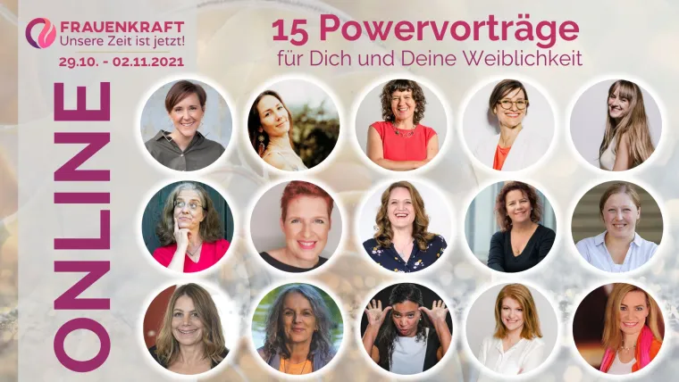 Bild: Der „Frauenkraft | Unsere Zeit ist jetzt! Online-Kongress“ lädt Frauen zum gemeinsamen Wachstum ein 