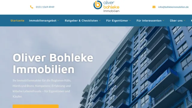 Bild: Oliver Bohleke Immobilien - Ihr zuverlässiger Immobilienmakler in Köln Lindenthal